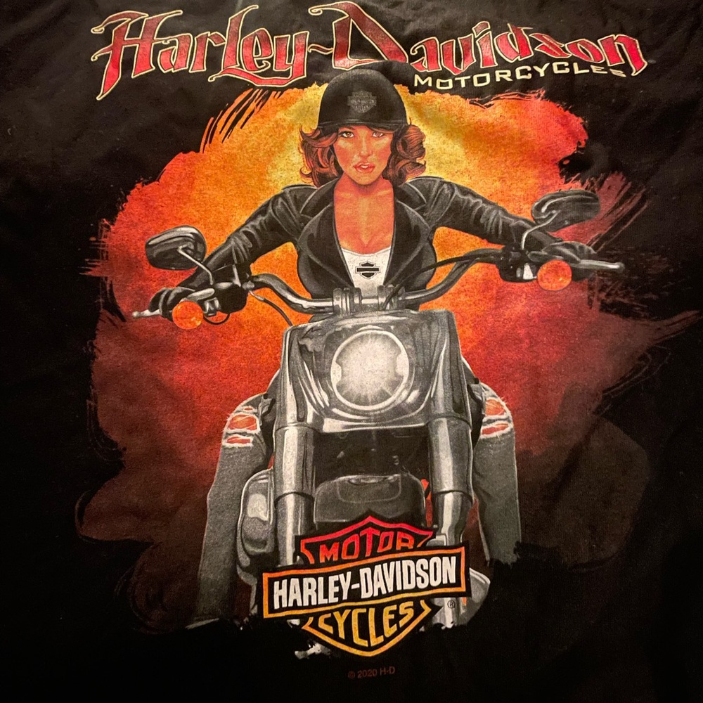 Harley-Davidson Black and Gold Cycles Tee Indianapolis Southside, Indiana 2020